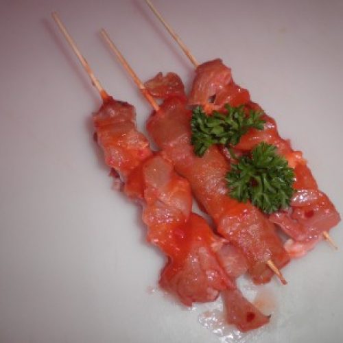 SWEET CHILLI KEBABS 10 for $16